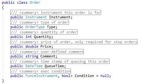 TuringTrader order
